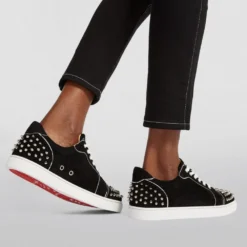 Christian Louboutin Vieira 2 Suede Low-Top Sneakers BK65 -Christian Louboutin Online Shop christian louboutin vieira 2 suede low top sneakers 16573111 32160549 1000
